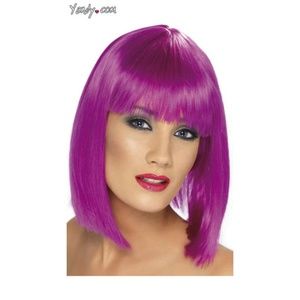 Purple Blunt Cut Wig (NWT)